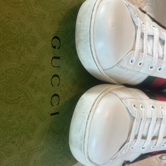 Men size 11 Gucci snake red and green Gucci sneakers - Picture 6 of 10